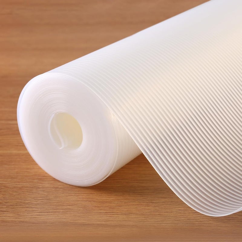 TEZZ Shelf Liner, 14 Inches x 20 FEET Non-Slip Kitchen Cabinet Liner, Washable Oil-Proof Non-Adhesive Contact Paper for Kitchen Drawer, Cabinet, Shelves, Refrigerator, Storage, Desks, coutertops - Image 1